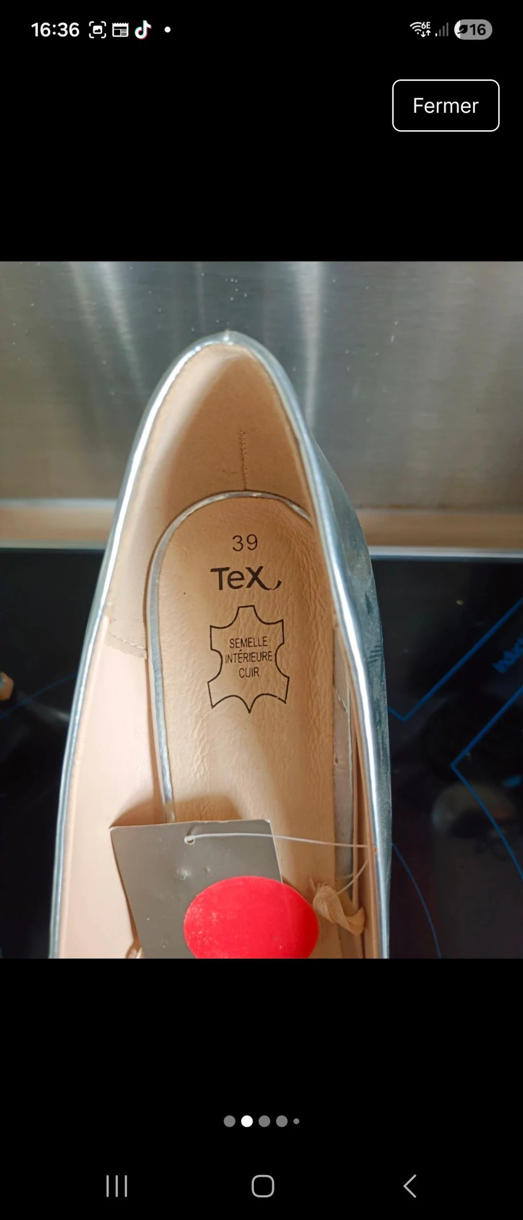 Silver Tex pumps size 39 – photo 2